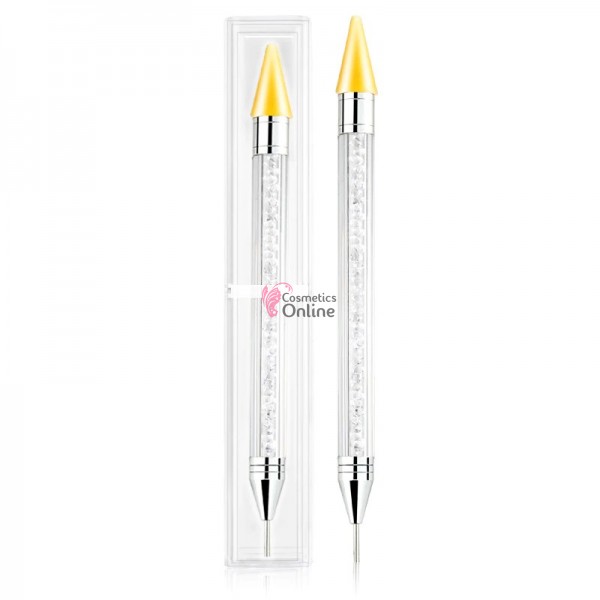 instrument cu rasina pentru strasuri cu 2 capete de unghii IS060